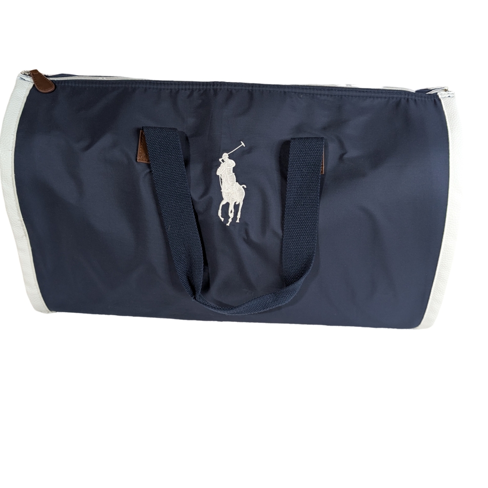 Polo by Ralph Lauren 2 In 1 Navy Blue Duffel Bag And Garment Bag